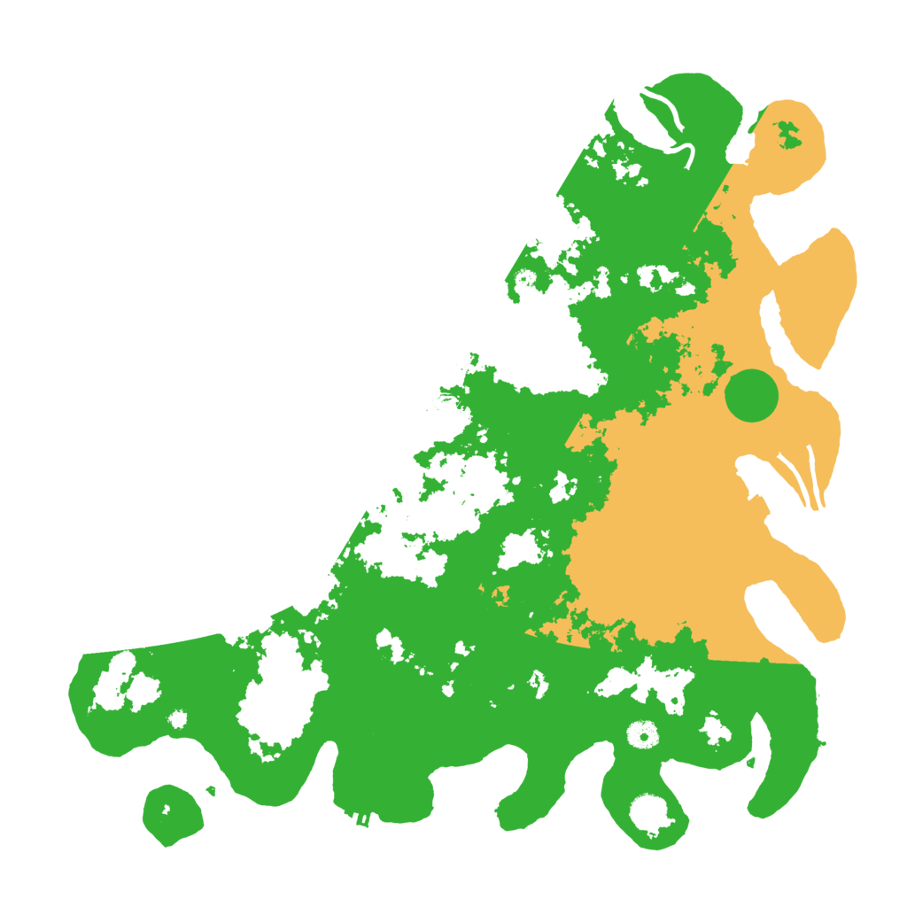 Biome Rust Map: Procedural Map, Size: 4500, Seed: 541508