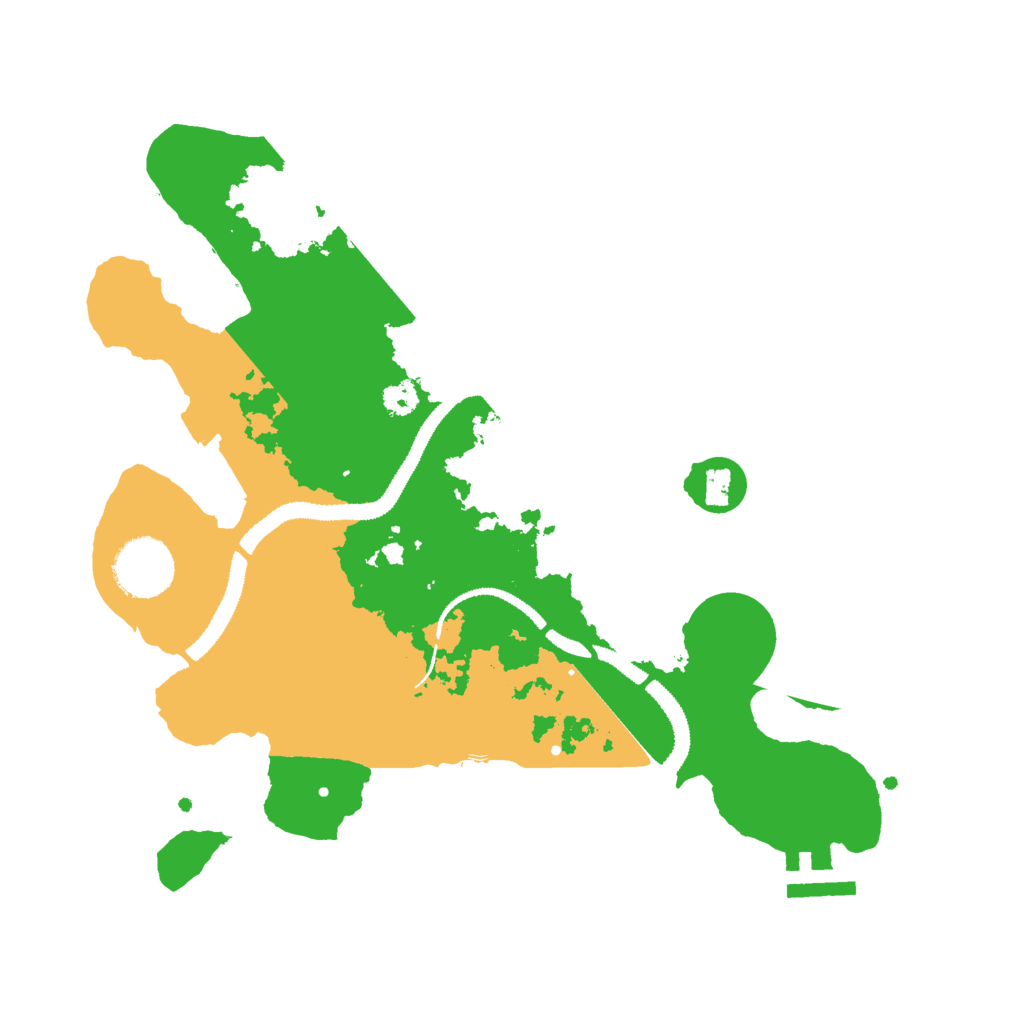 Biome Rust Map: Procedural Map, Size: 3000, Seed: 18995