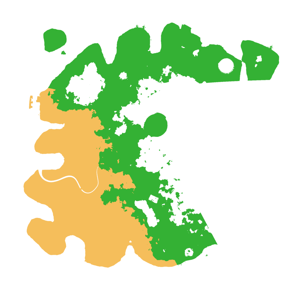 Biome Rust Map: Procedural Map, Size: 3500, Seed: 109176223
