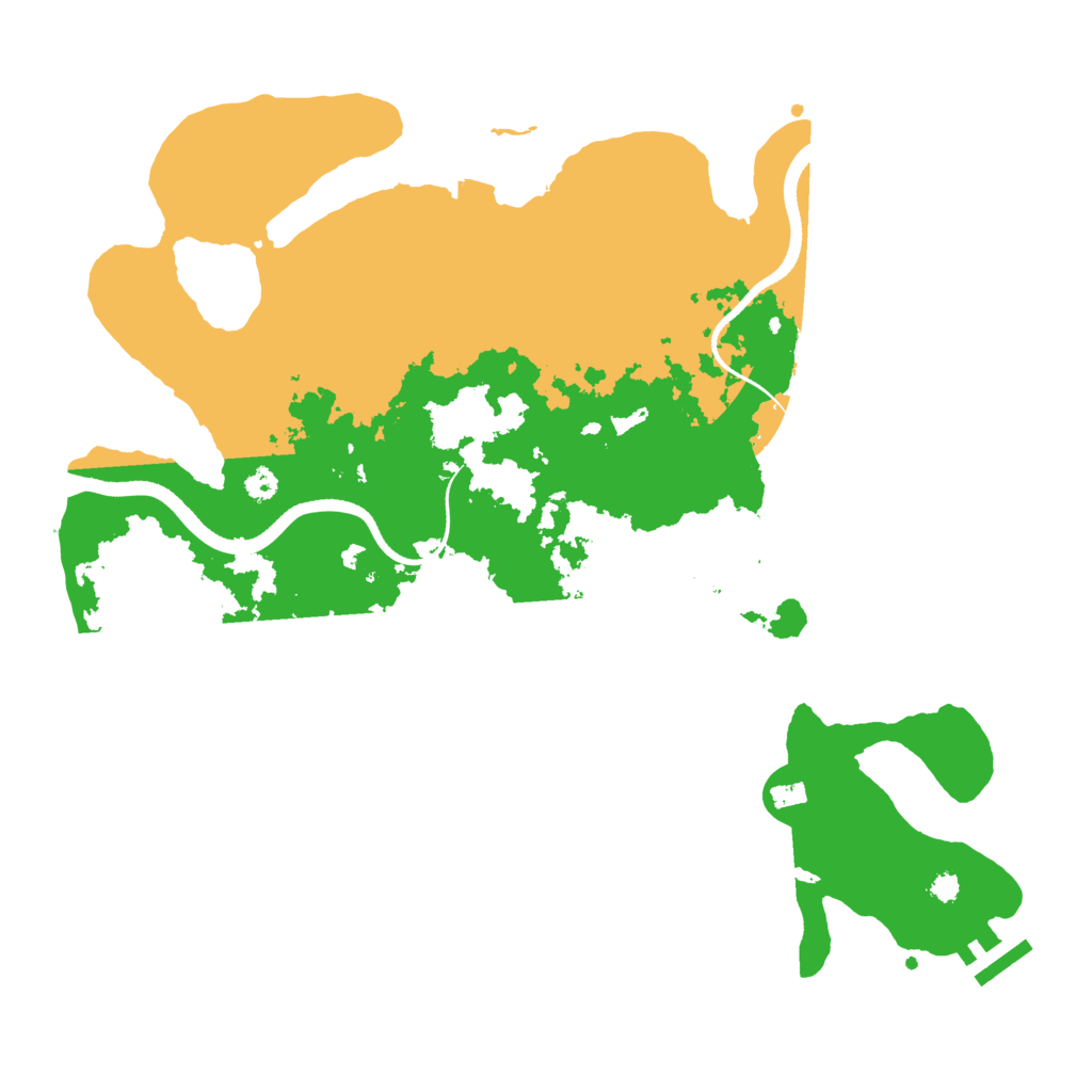 Biome Rust Map: Procedural Map, Size: 3450, Seed: 96260591