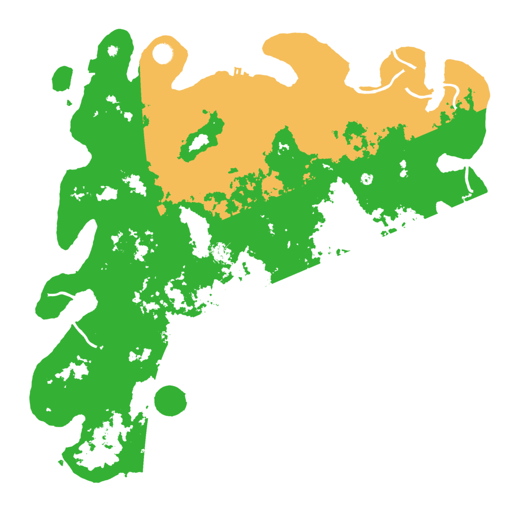 Biome Rust Map: Procedural Map, Size: 4500, Seed: 58415406