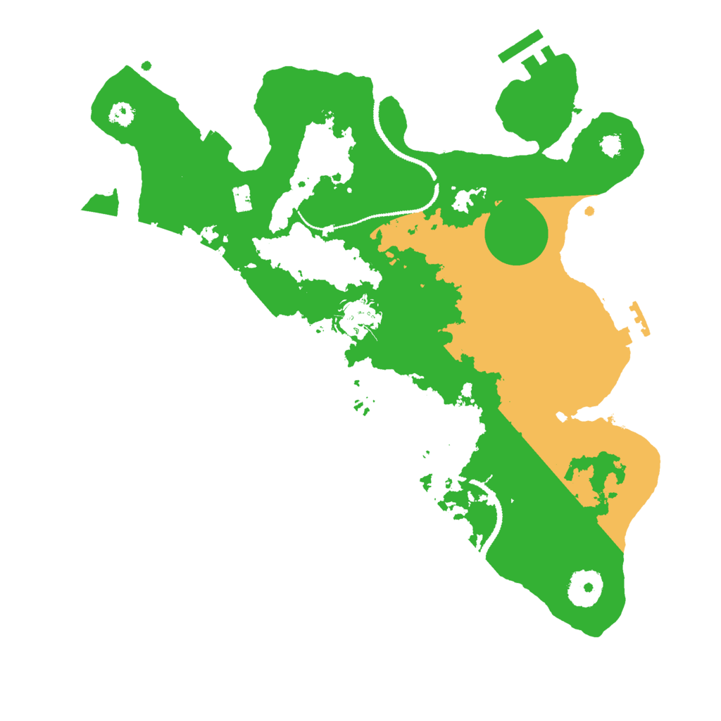 Biome Rust Map: Procedural Map, Size: 3000, Seed: 27889