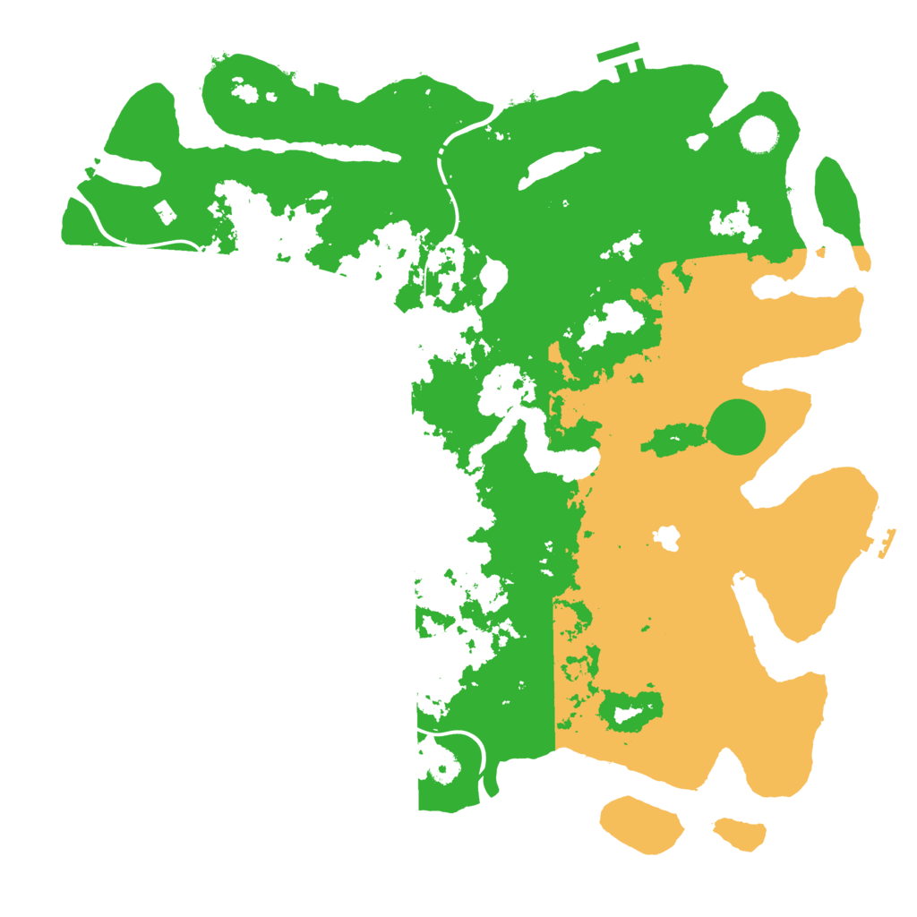 Biome Rust Map: Procedural Map, Size: 4300, Seed: 37653999