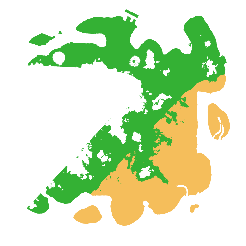 Biome Rust Map: Procedural Map, Size: 3500, Seed: 1001769403