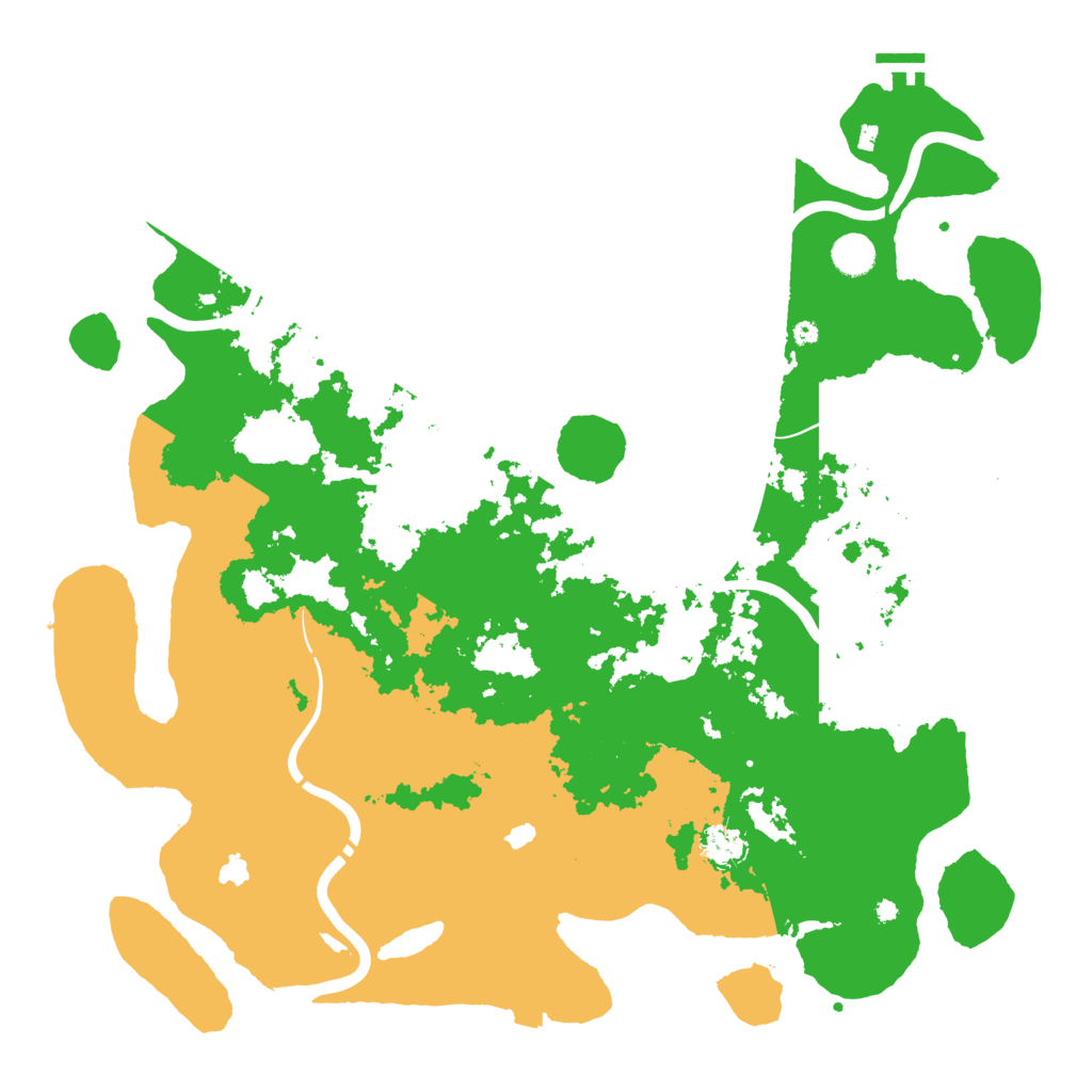 Biome Rust Map: Procedural Map, Size: 4500, Seed: 430270642