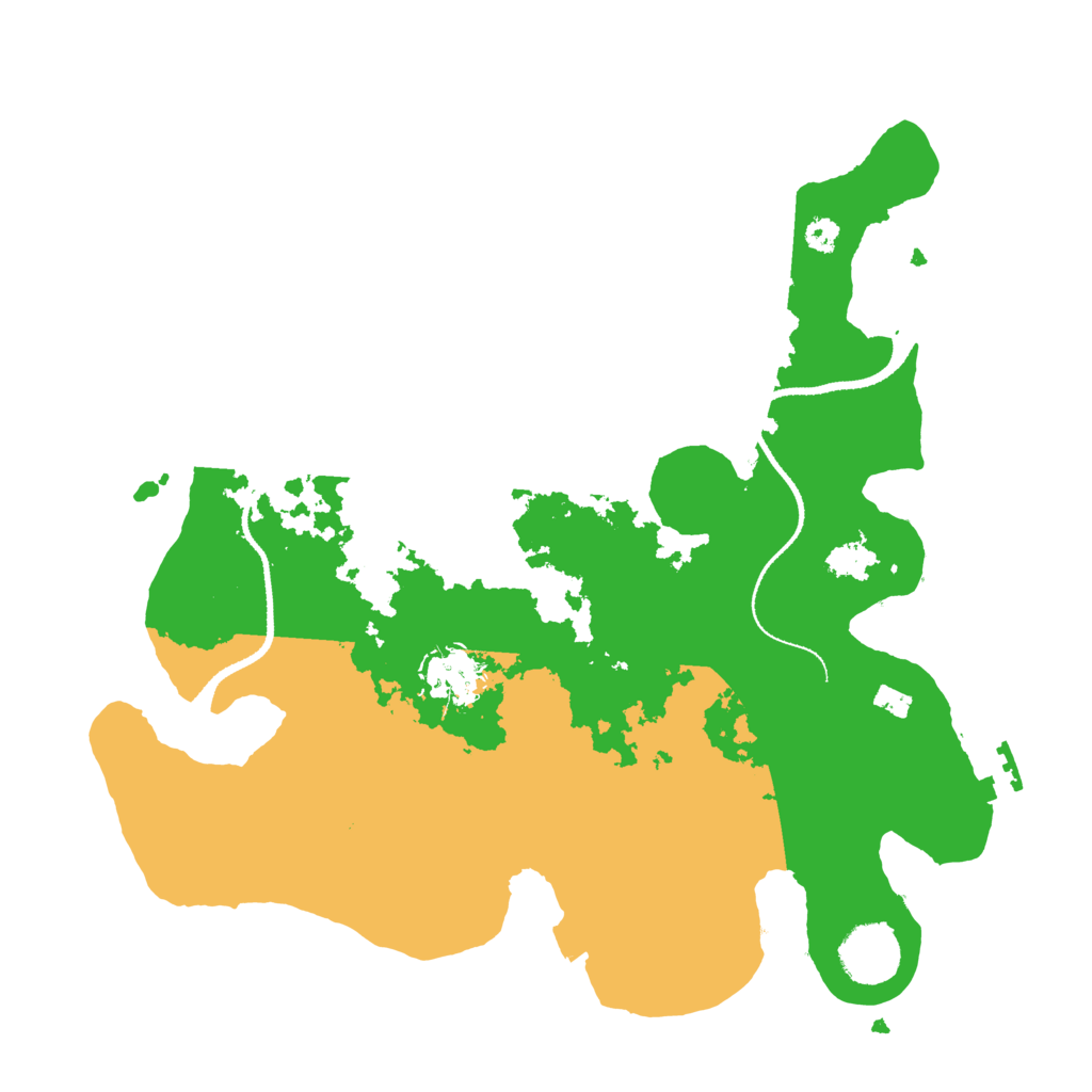 Biome Rust Map: Procedural Map, Size: 3250, Seed: 634337851