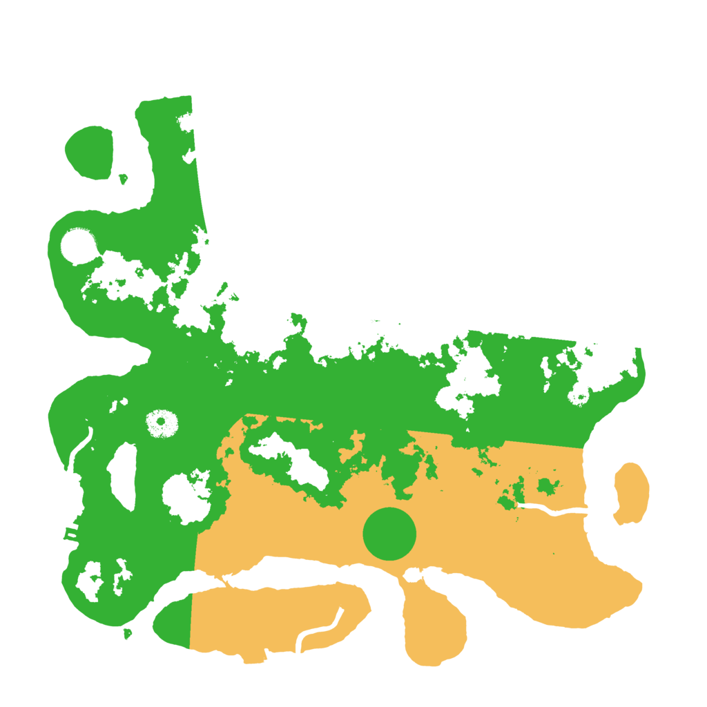 Biome Rust Map: Procedural Map, Size: 3500, Seed: 46808401