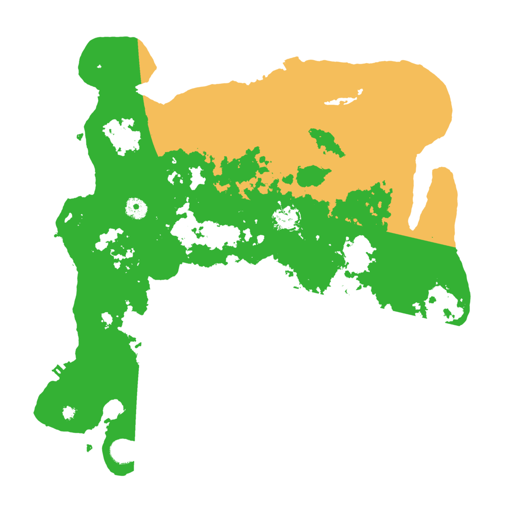 Biome Rust Map: Procedural Map, Size: 3550, Seed: 89220666