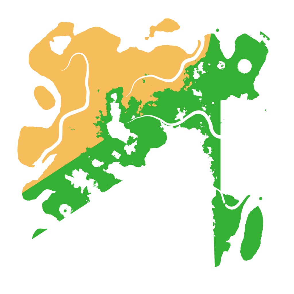 Biome Rust Map: Procedural Map, Size: 3700, Seed: 20391718