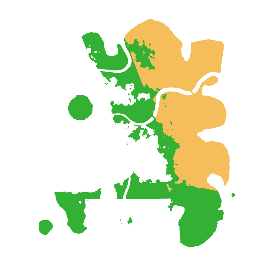 Biome Rust Map: Procedural Map, Size: 3000, Seed: 1935198472