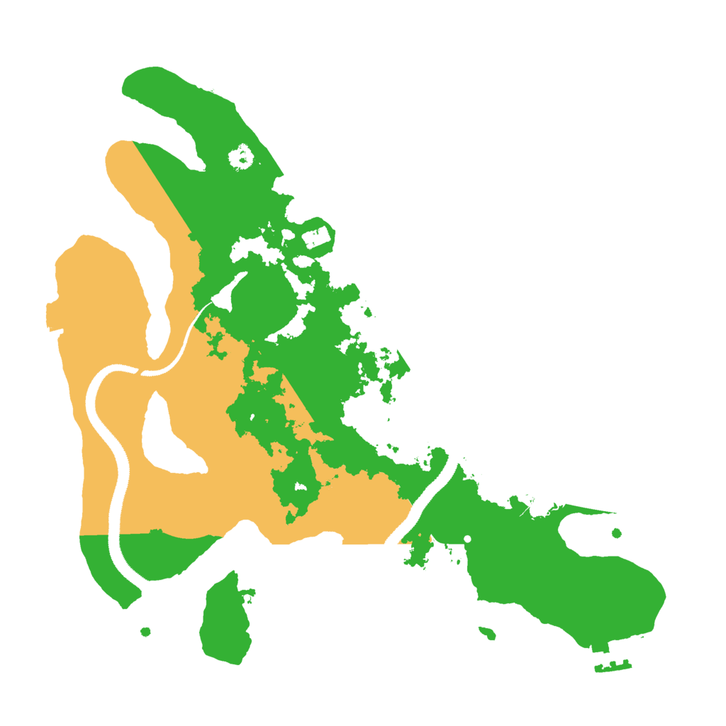 Biome Rust Map: Procedural Map, Size: 3000, Seed: 1637153000