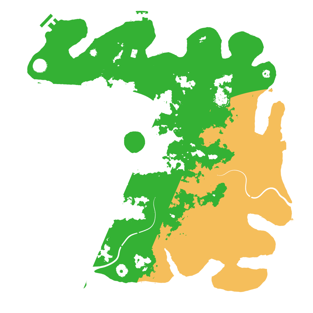 Biome Rust Map: Procedural Map, Size: 3950, Seed: 1761409681
