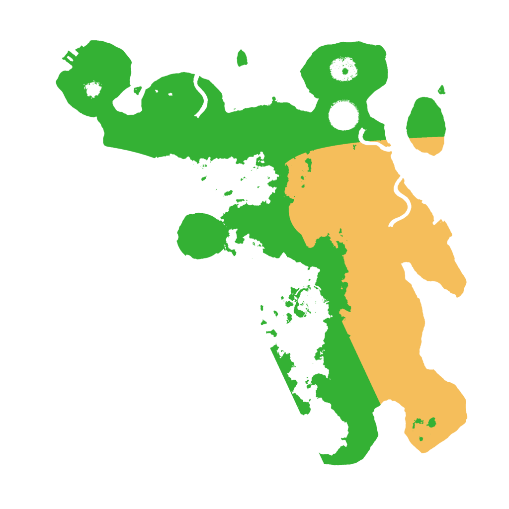 Biome Rust Map: Procedural Map, Size: 3000, Seed: 7549620