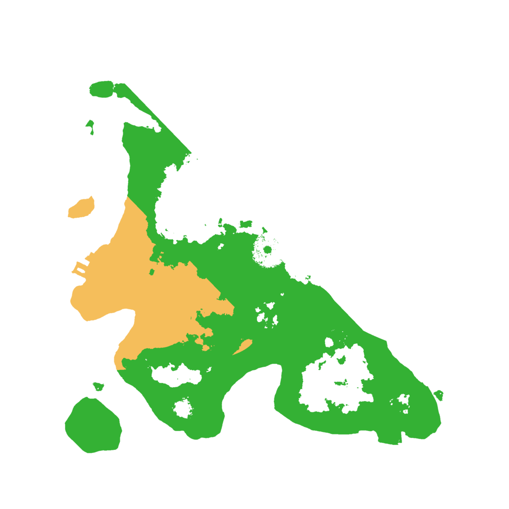 Biome Rust Map: Procedural Map, Size: 2500, Seed: 340908