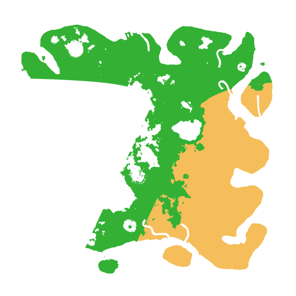 Biome Rust Map: Procedural Map, Size: 3450, Seed: 91765237
