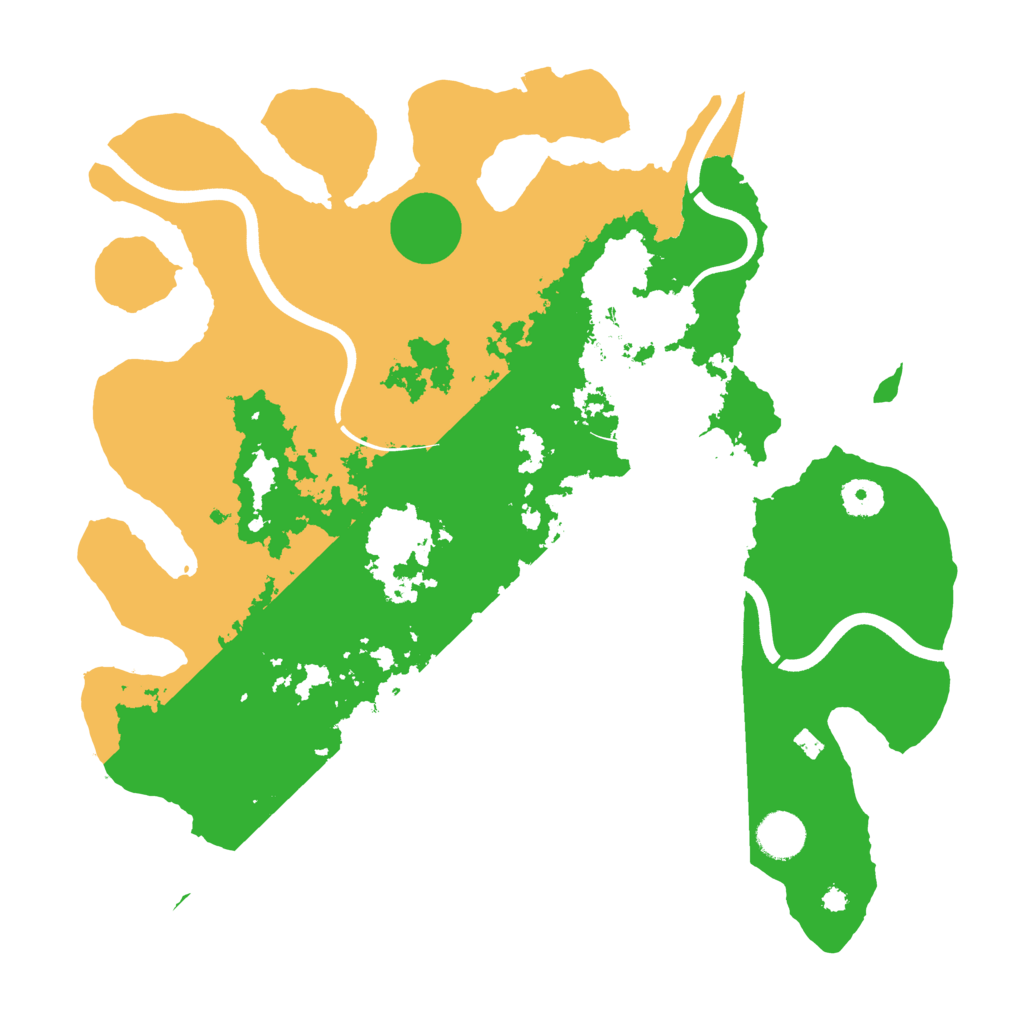 Biome Rust Map: Procedural Map, Size: 3800, Seed: 89733850