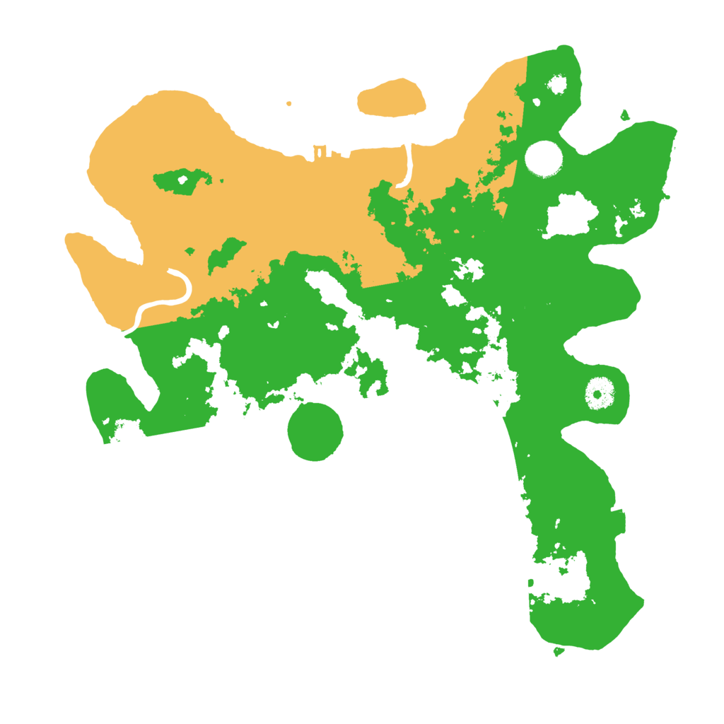 Biome Rust Map: Procedural Map, Size: 3500, Seed: 75798800