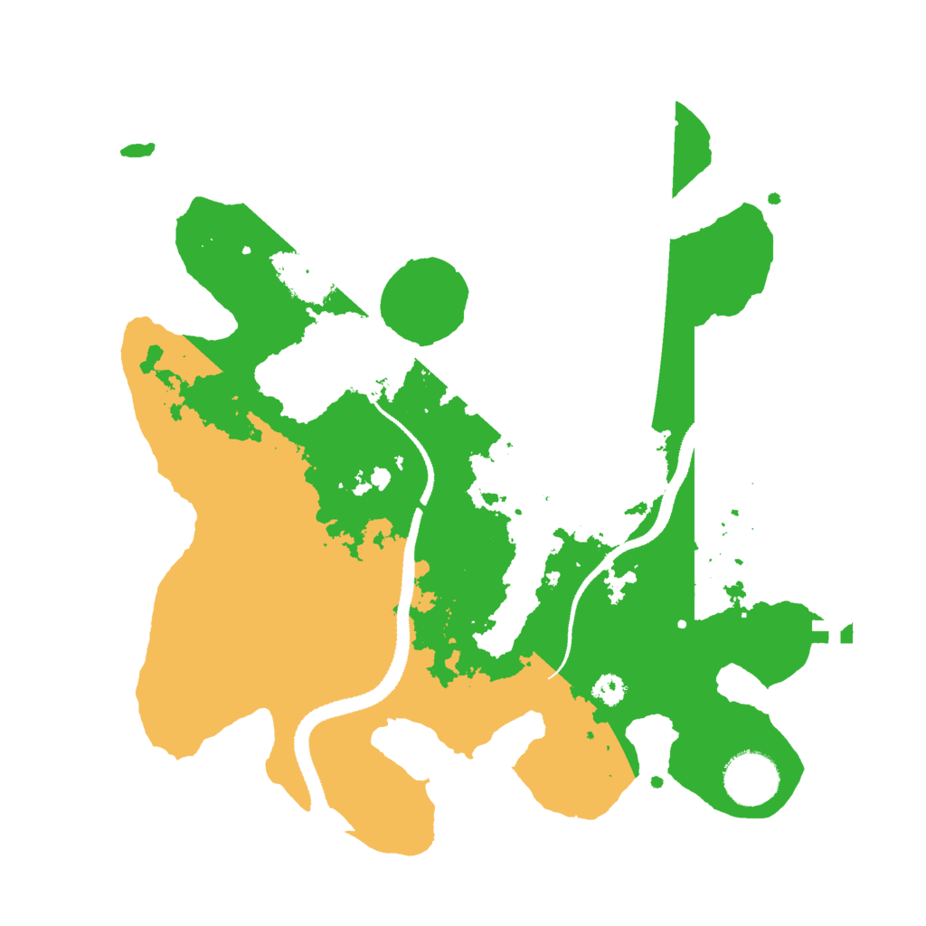 Biome Rust Map: Procedural Map, Size: 3000, Seed: 1375552344