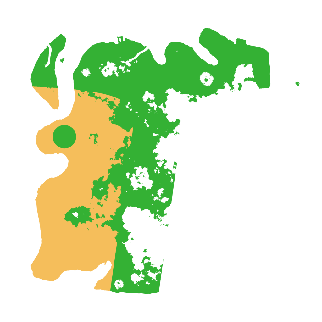 Biome Rust Map: Procedural Map, Size: 3650, Seed: 71435798
