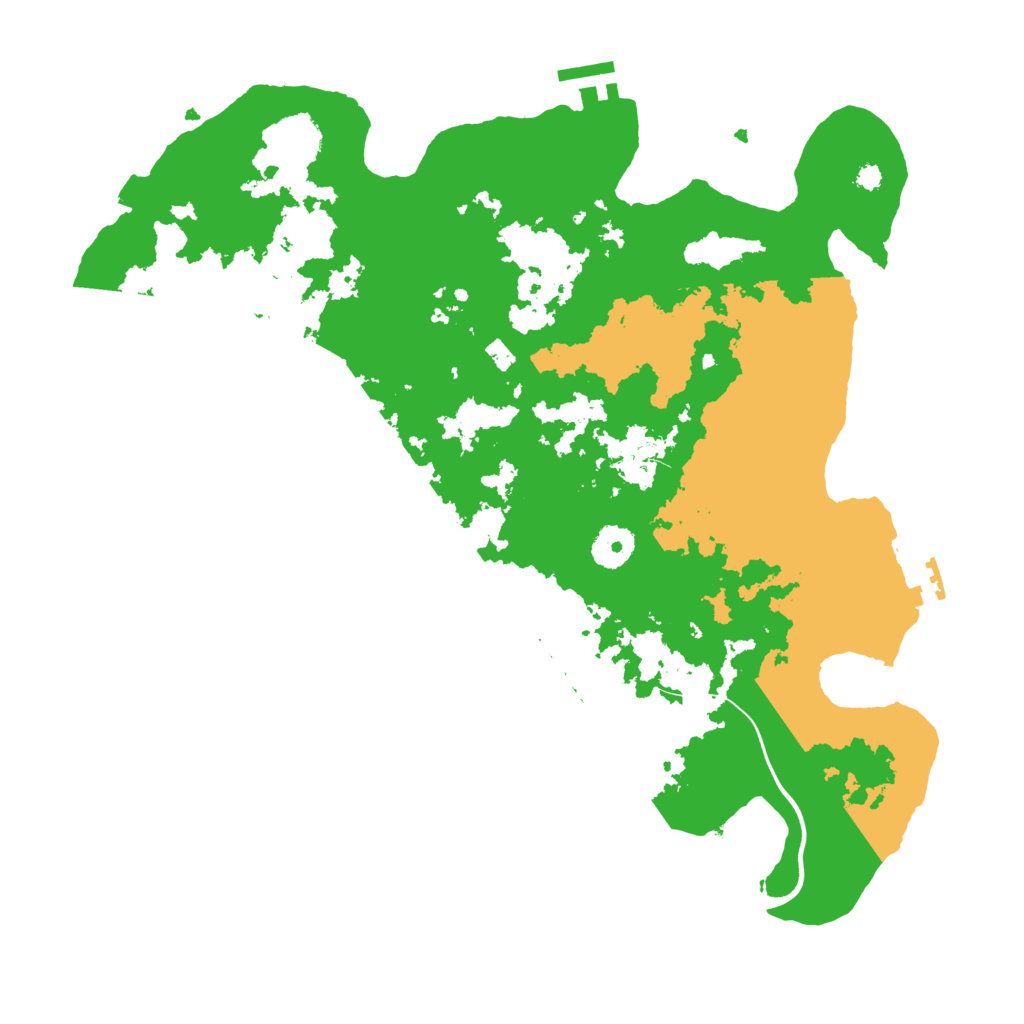 Biome Rust Map: Procedural Map, Size: 3650, Seed: 19693580