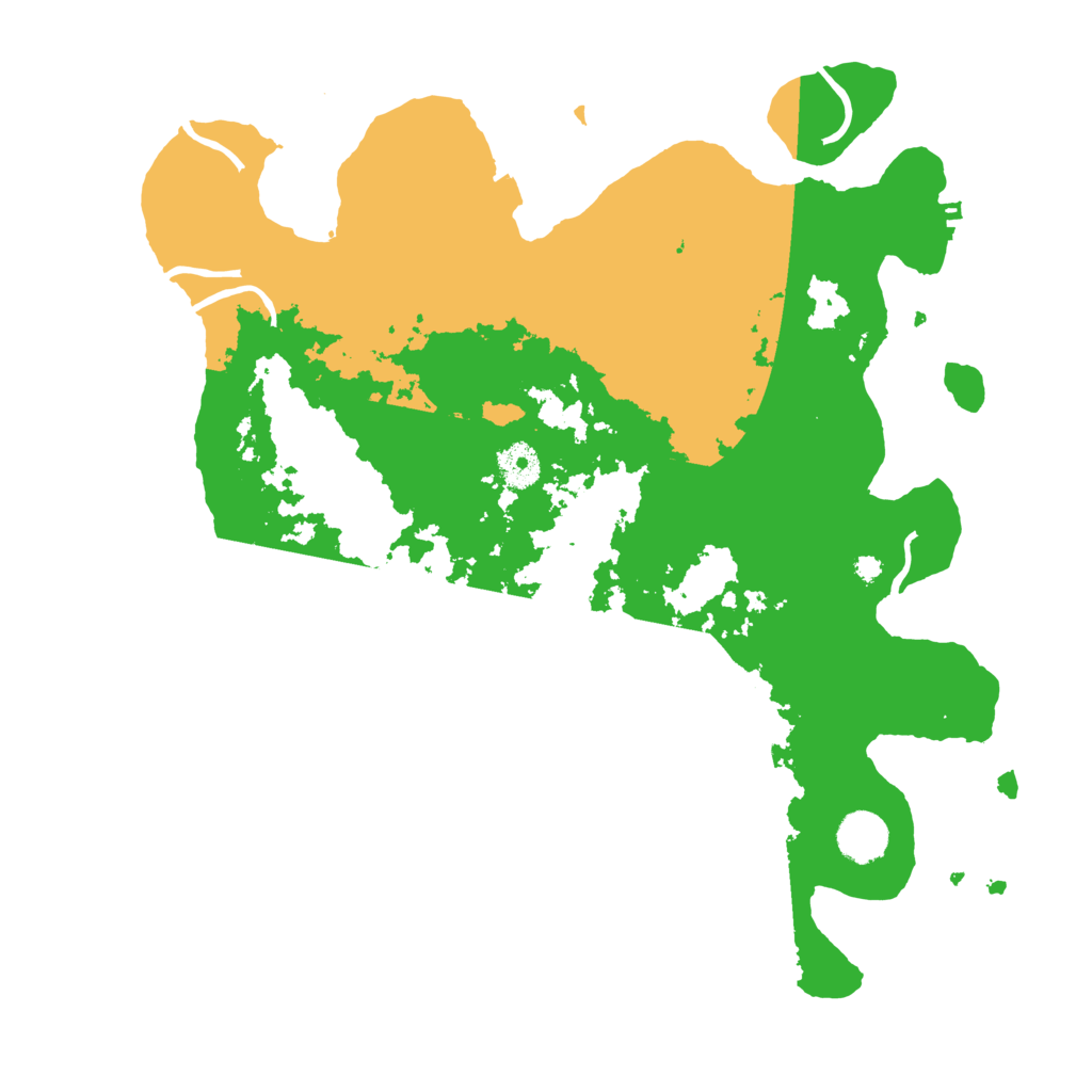 Biome Rust Map: Procedural Map, Size: 3800, Seed: 54035783