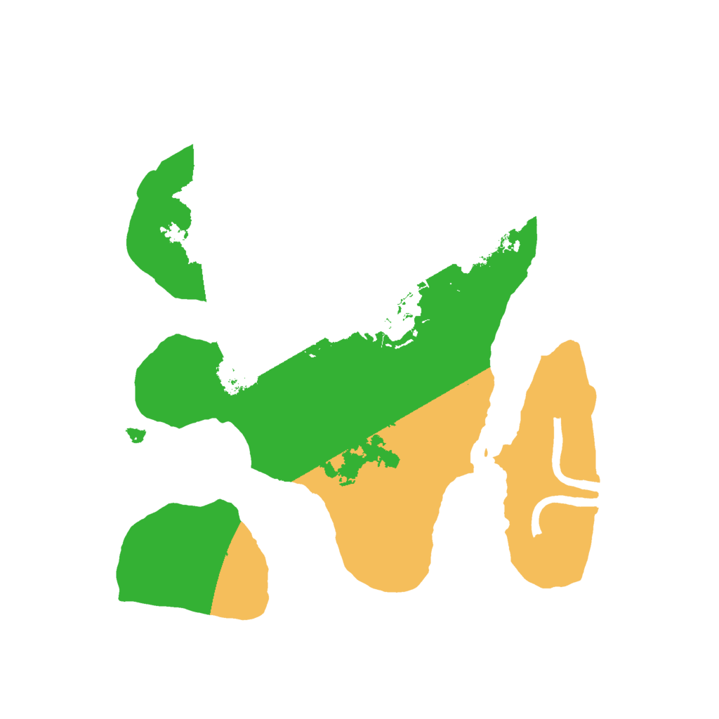 Biome Rust Map: Procedural Map, Size: 2000, Seed: 1681044428