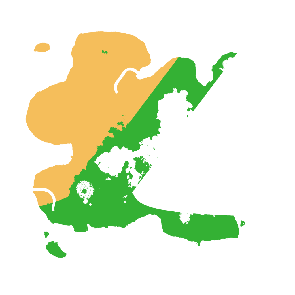 Biome Rust Map: Procedural Map, Size: 2500, Seed: 1480274354