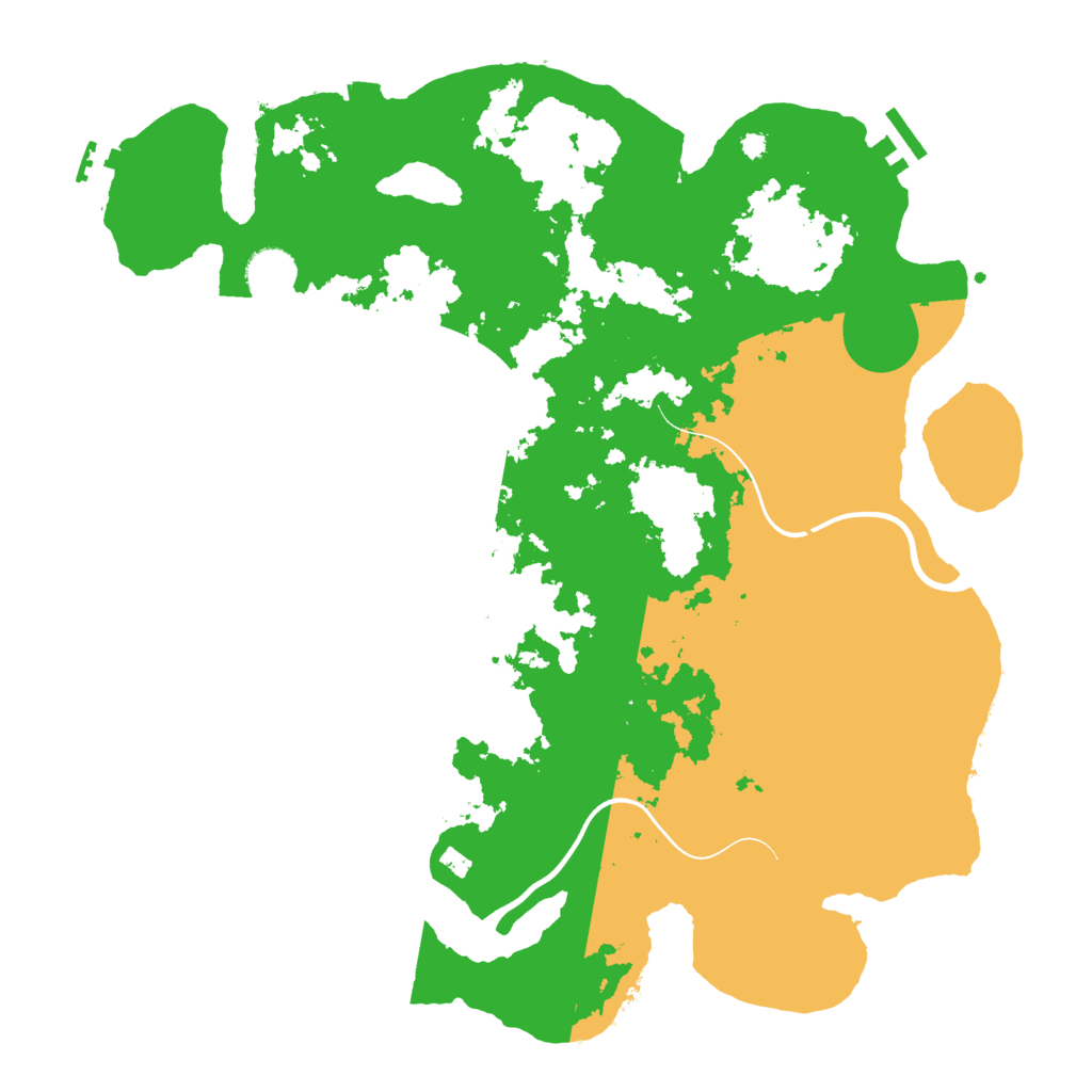 Biome Rust Map: Procedural Map, Size: 3850, Seed: 42556392