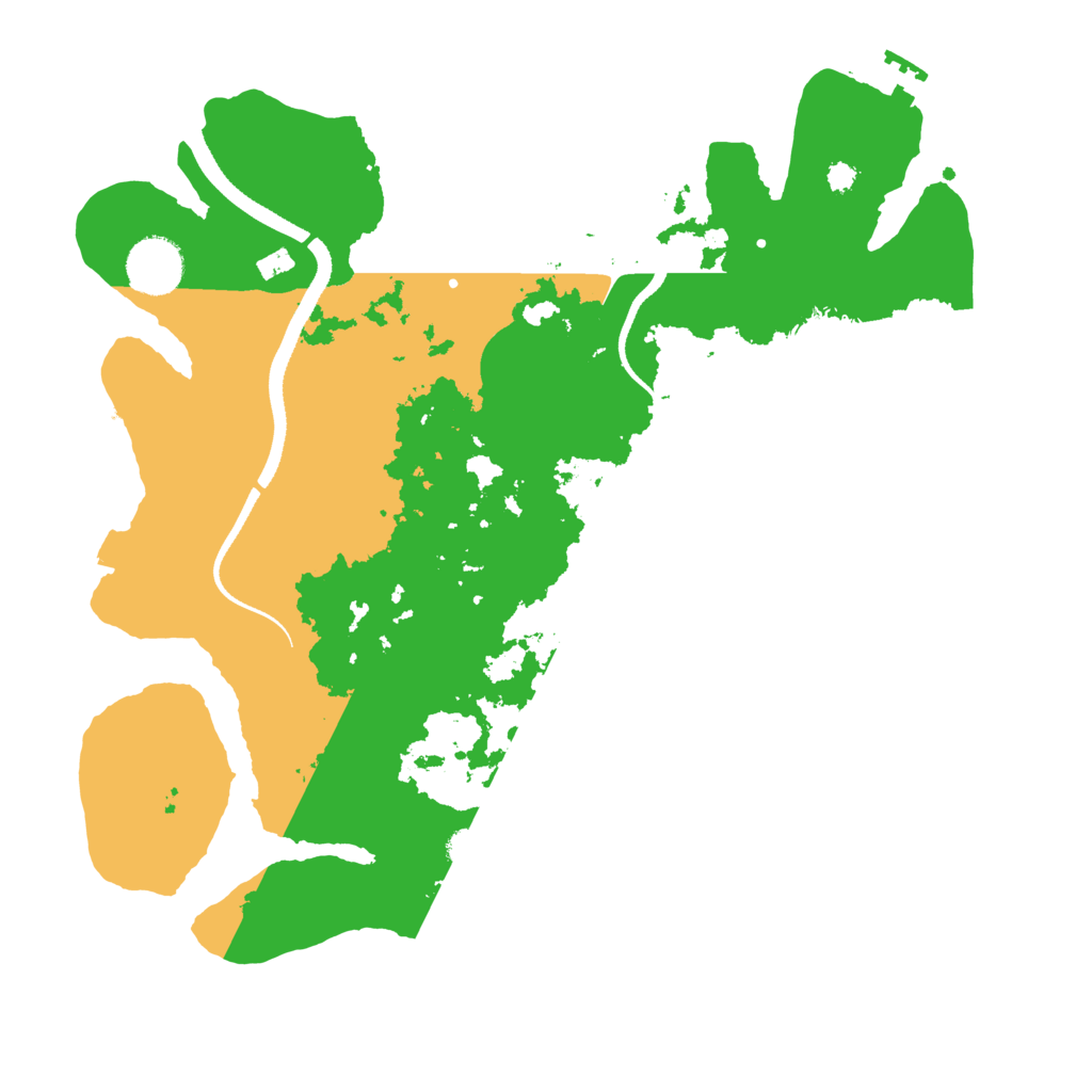 Biome Rust Map: Procedural Map, Size: 3400, Seed: 20543665