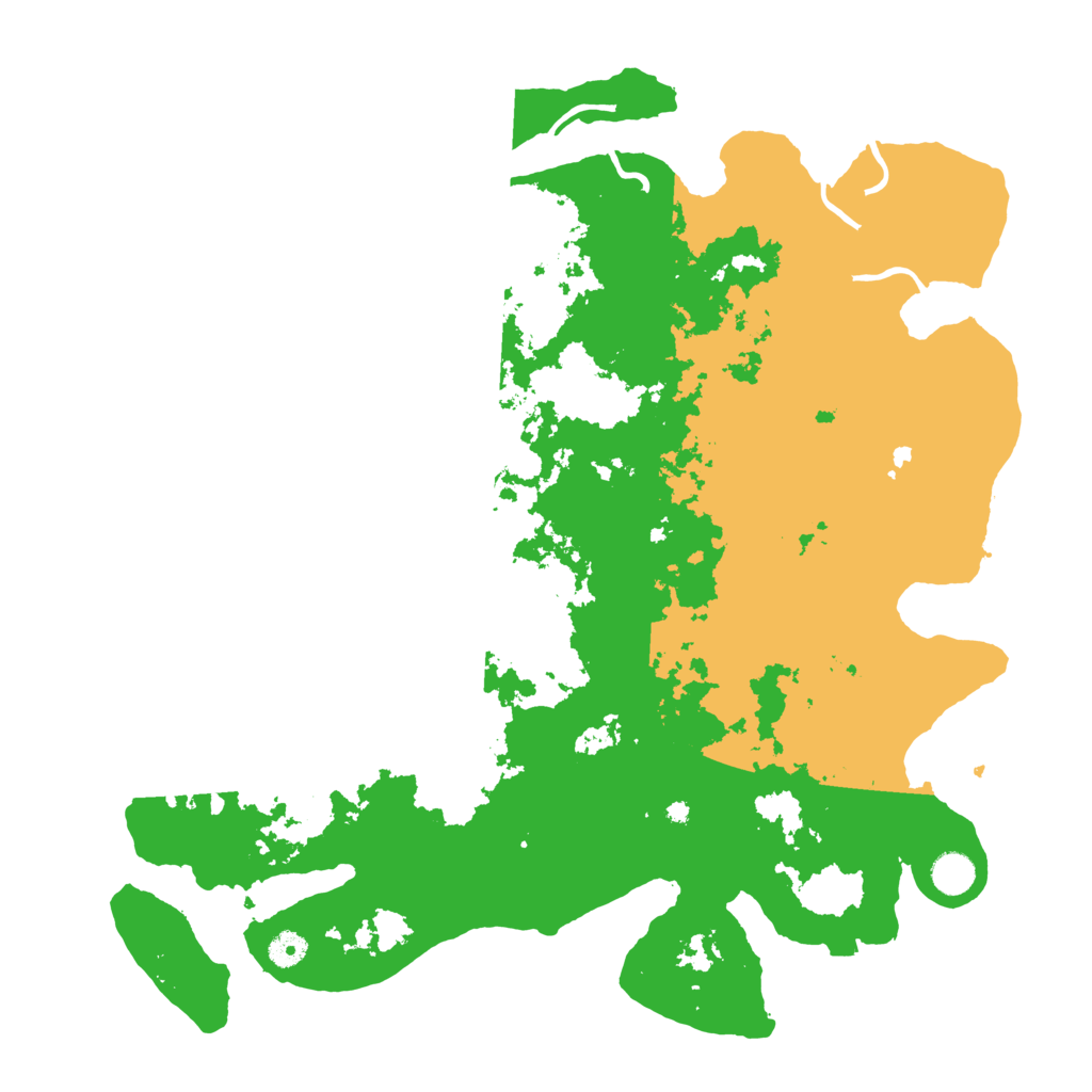 Biome Rust Map: Procedural Map, Size: 4500, Seed: 377516863