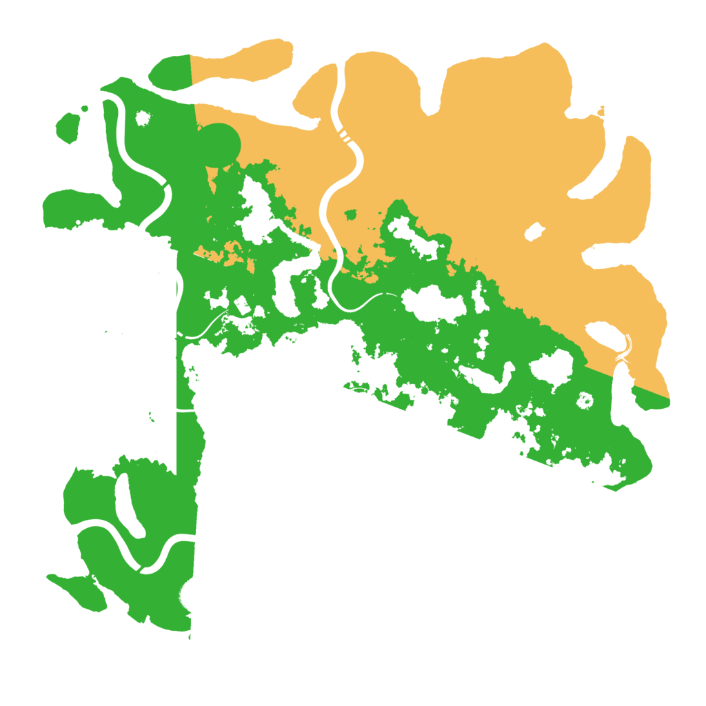 Biome Rust Map: Procedural Map, Size: 4250, Seed: 42410293