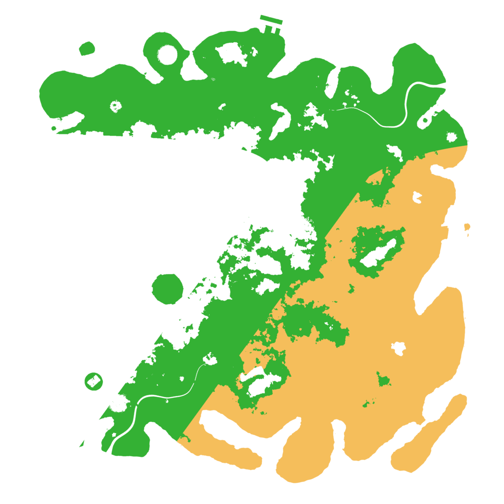 Biome Rust Map: Procedural Map, Size: 4500, Seed: 822579