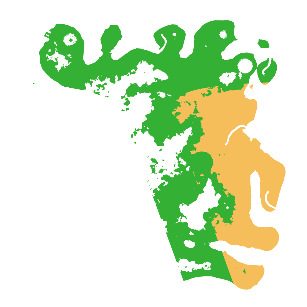Biome Rust Map: Procedural Map, Size: 3700, Seed: 4247306