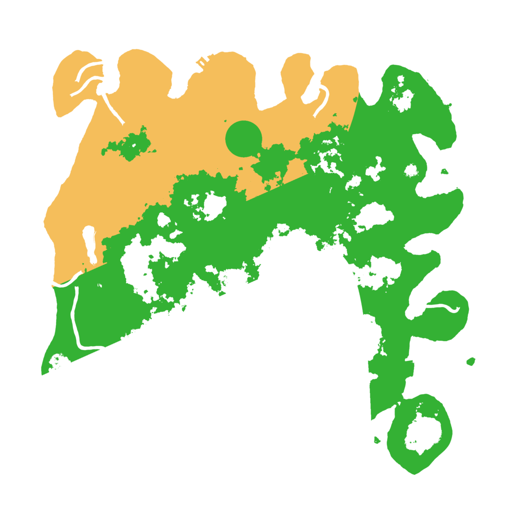 Biome Rust Map: Procedural Map, Size: 3650, Seed: 35113267