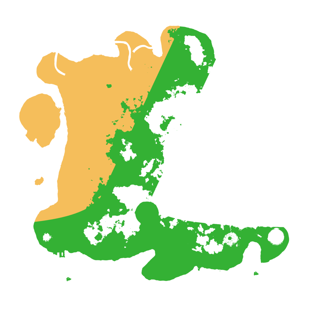 Biome Rust Map: Procedural Map, Size: 3500, Seed: 475905081