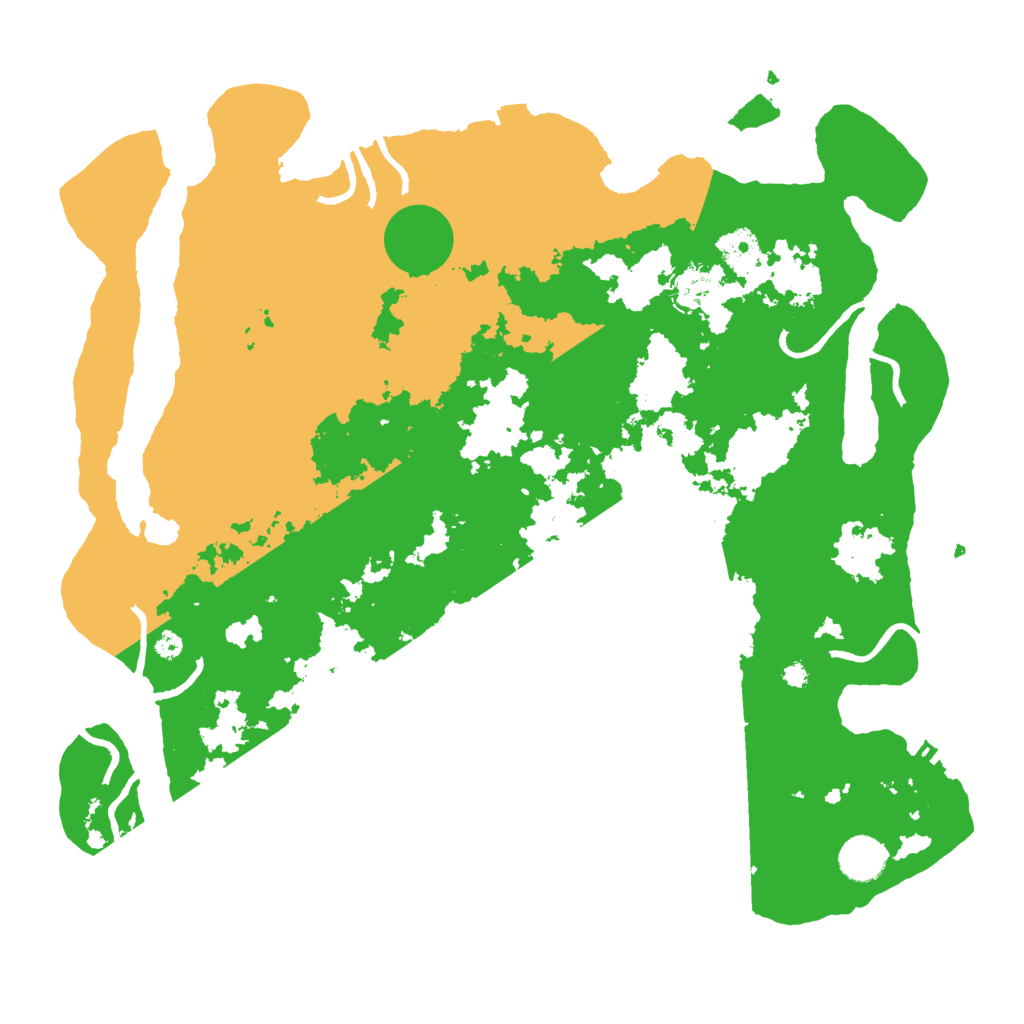 Biome Rust Map: Procedural Map, Size: 3900, Seed: 45927674