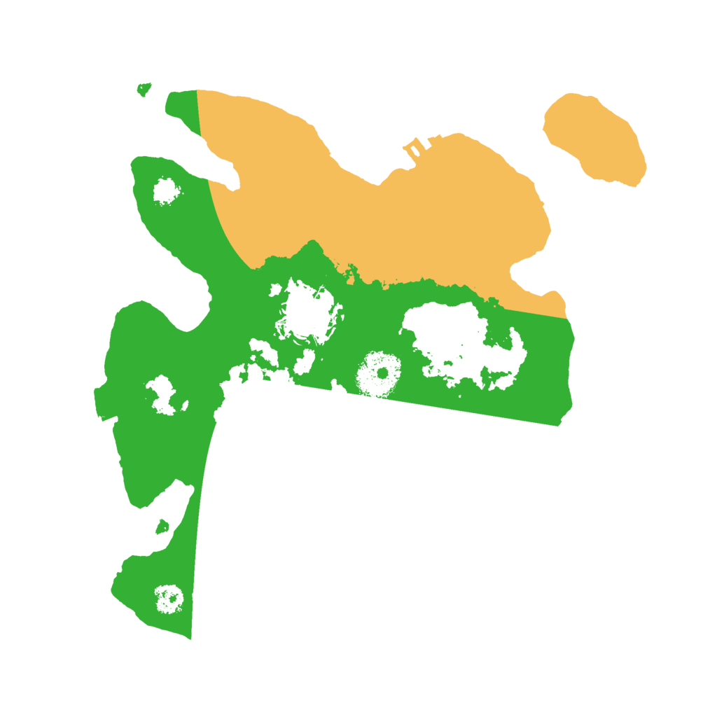 Biome Rust Map: Procedural Map, Size: 2500, Seed: 1013012771