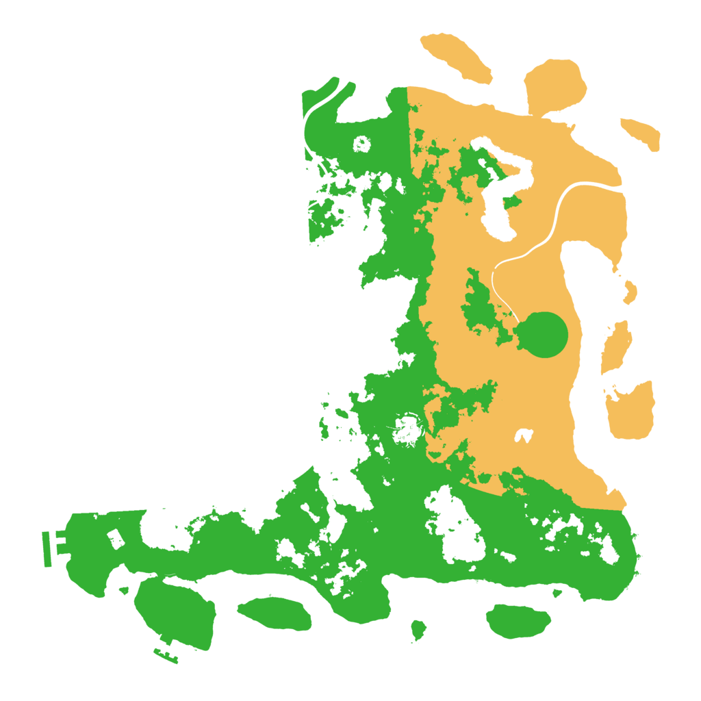 Biome Rust Map: Procedural Map, Size: 4000, Seed: 207389599