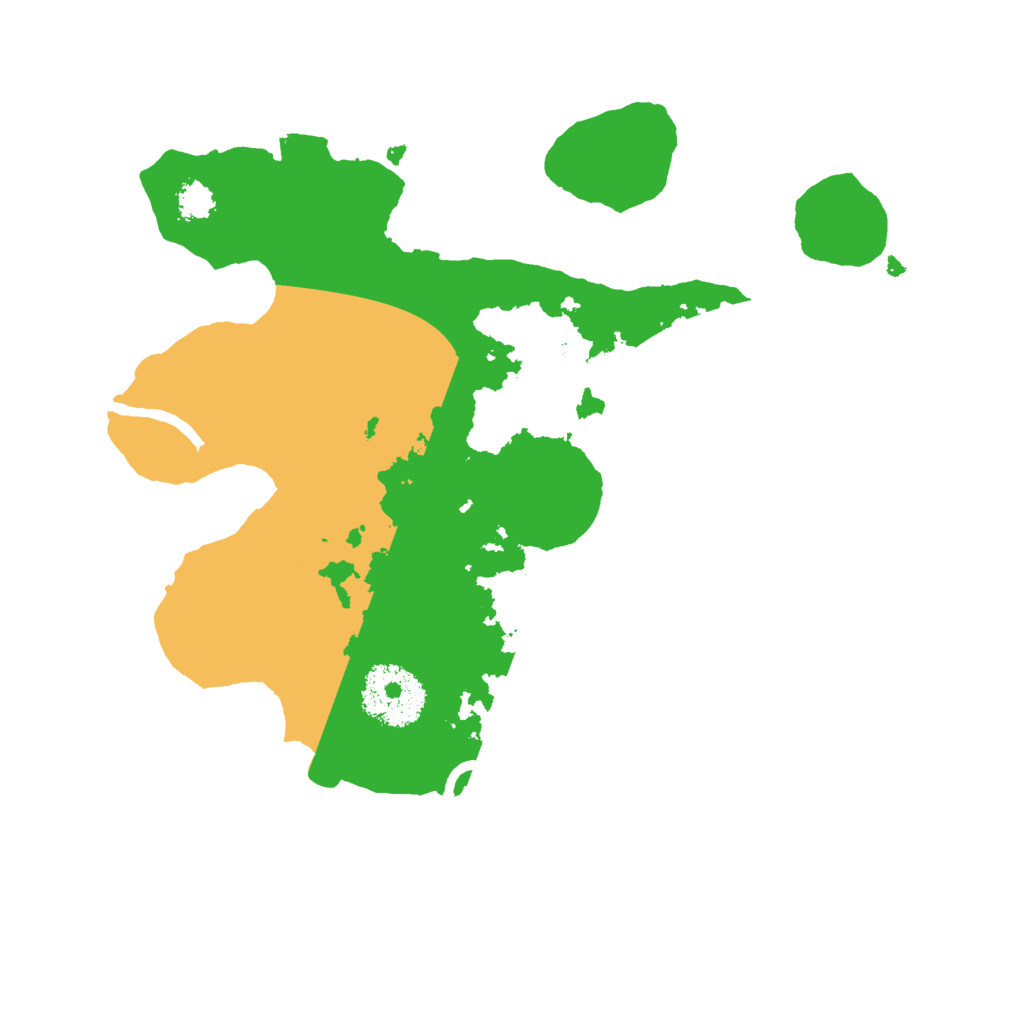 Biome Rust Map: Procedural Map, Size: 2500, Seed: 738058517
