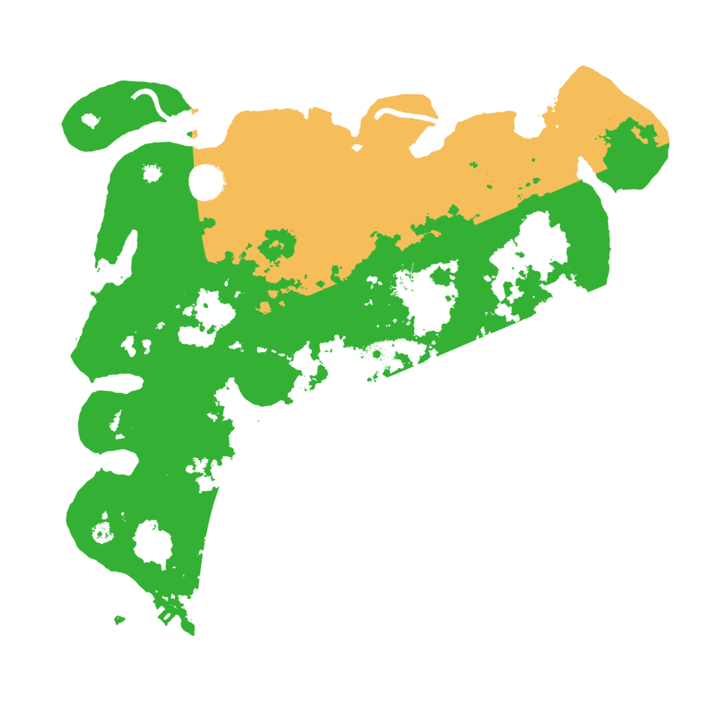 Biome Rust Map: Procedural Map, Size: 3500, Seed: 87060