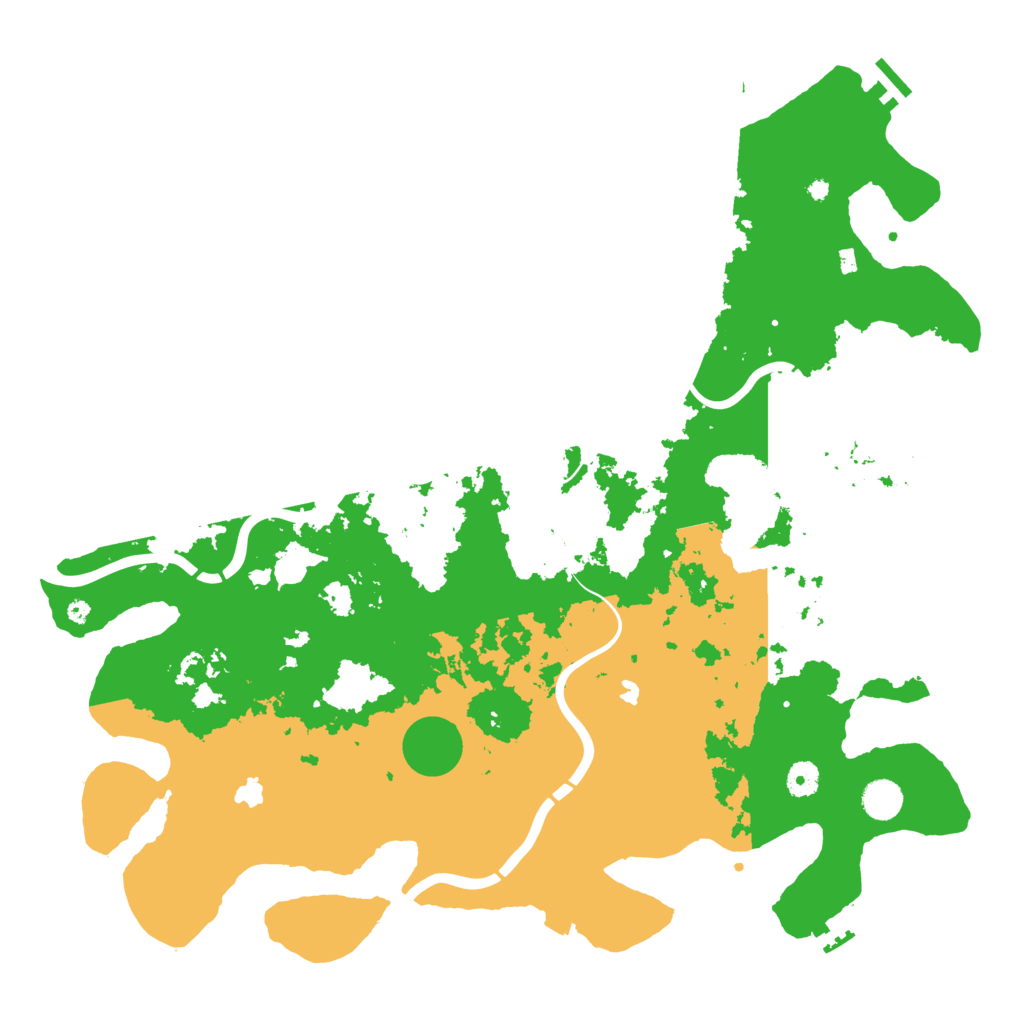 Biome Rust Map: Procedural Map, Size: 4500, Seed: 80317033