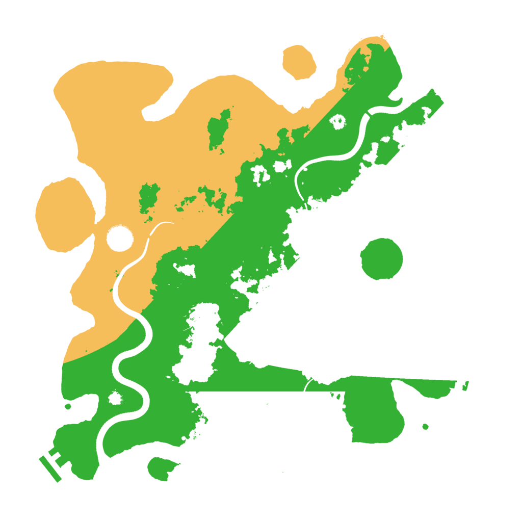 Biome Rust Map: Procedural Map, Size: 3500, Seed: 1982963272