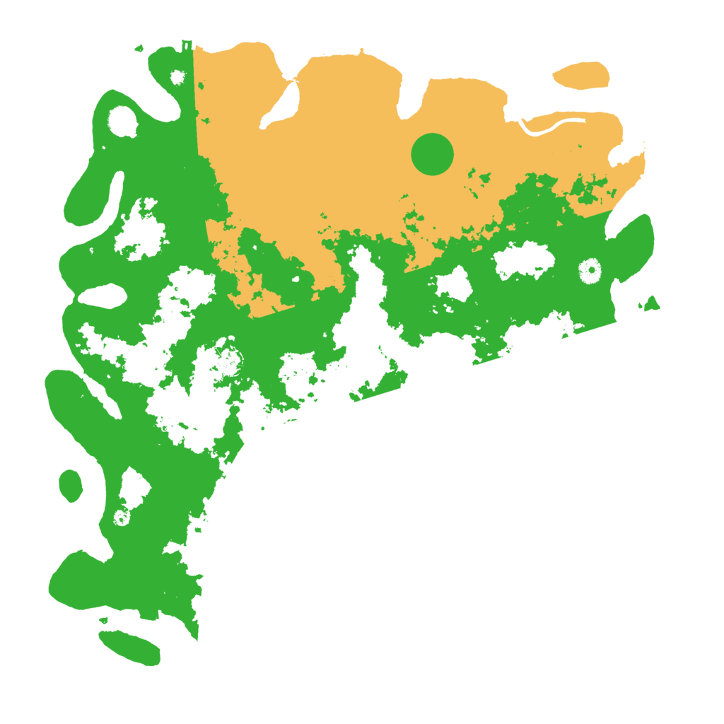 Biome Rust Map: Procedural Map, Size: 4500, Seed: 4542