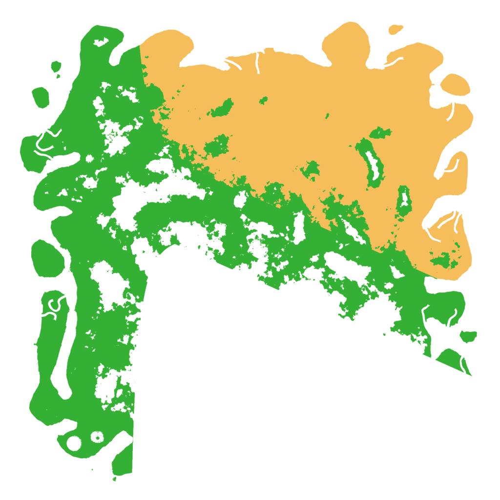 Biome Rust Map: Procedural Map, Size: 6000, Seed: 199212290