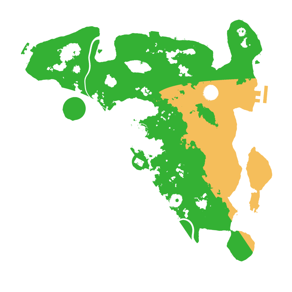 Biome Rust Map: Procedural Map, Size: 3400, Seed: 11658271