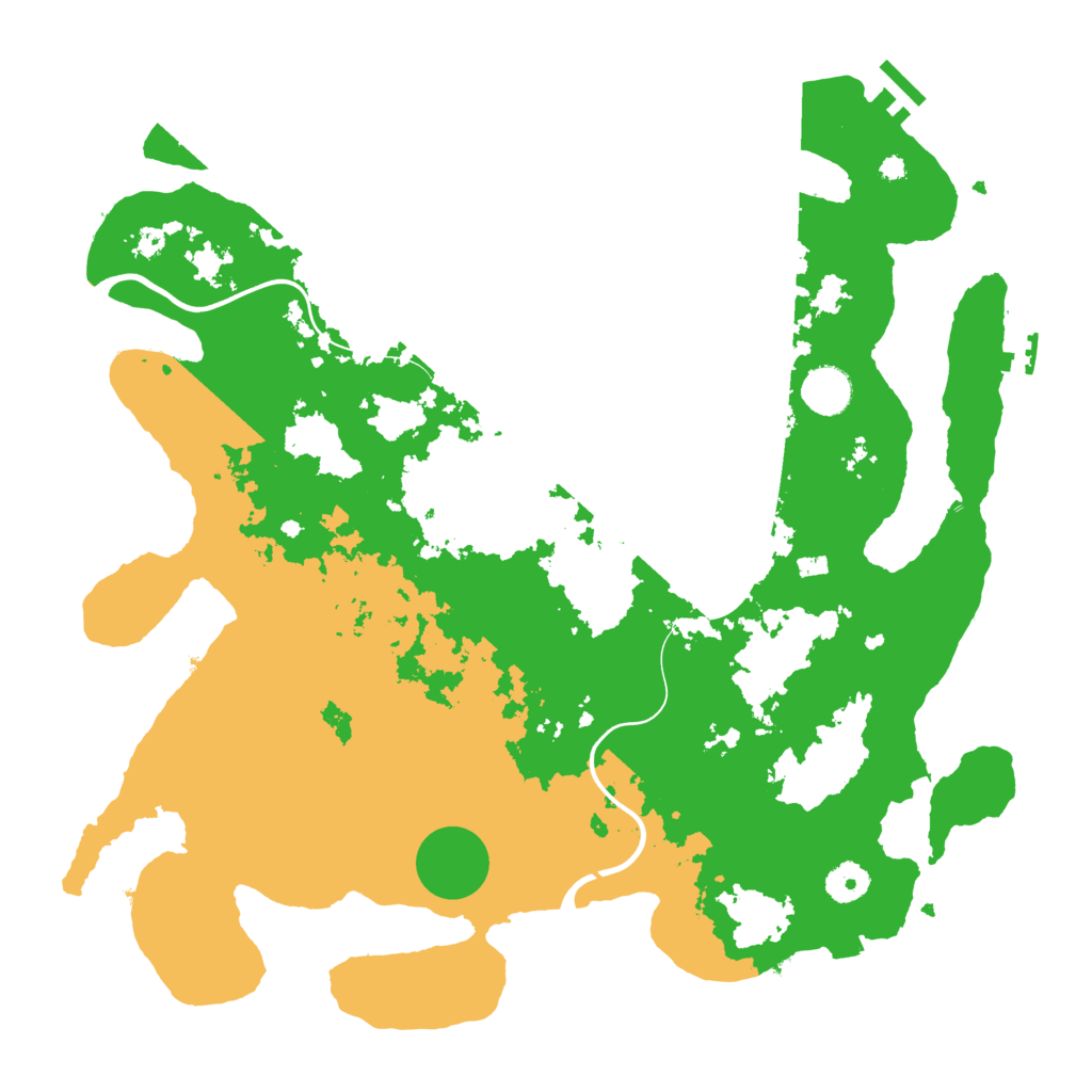 Biome Rust Map: Procedural Map, Size: 3950, Seed: 49573686