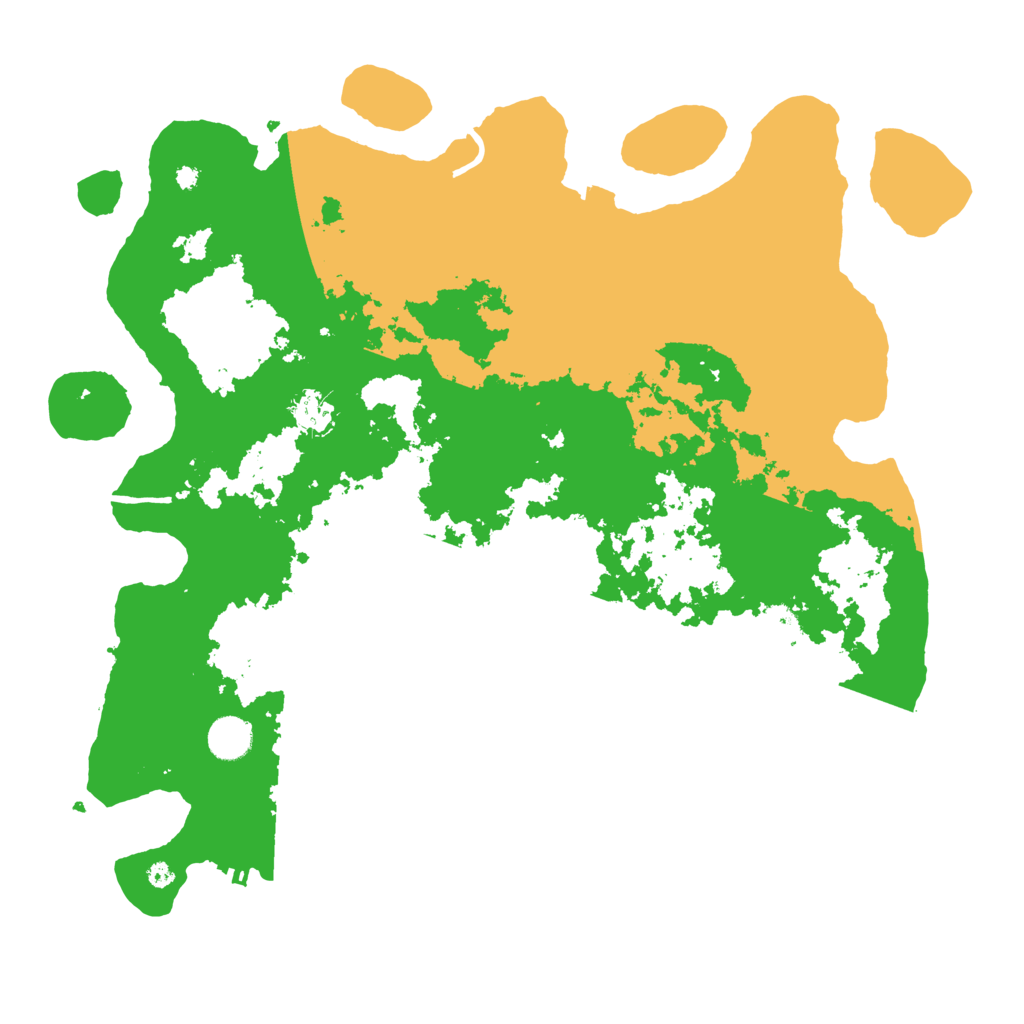 Biome Rust Map: Procedural Map, Size: 4100, Seed: 70028875