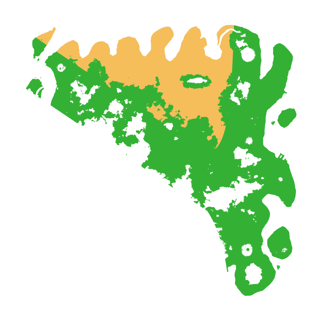 Biome Rust Map: Procedural Map, Size: 4100, Seed: 27845206