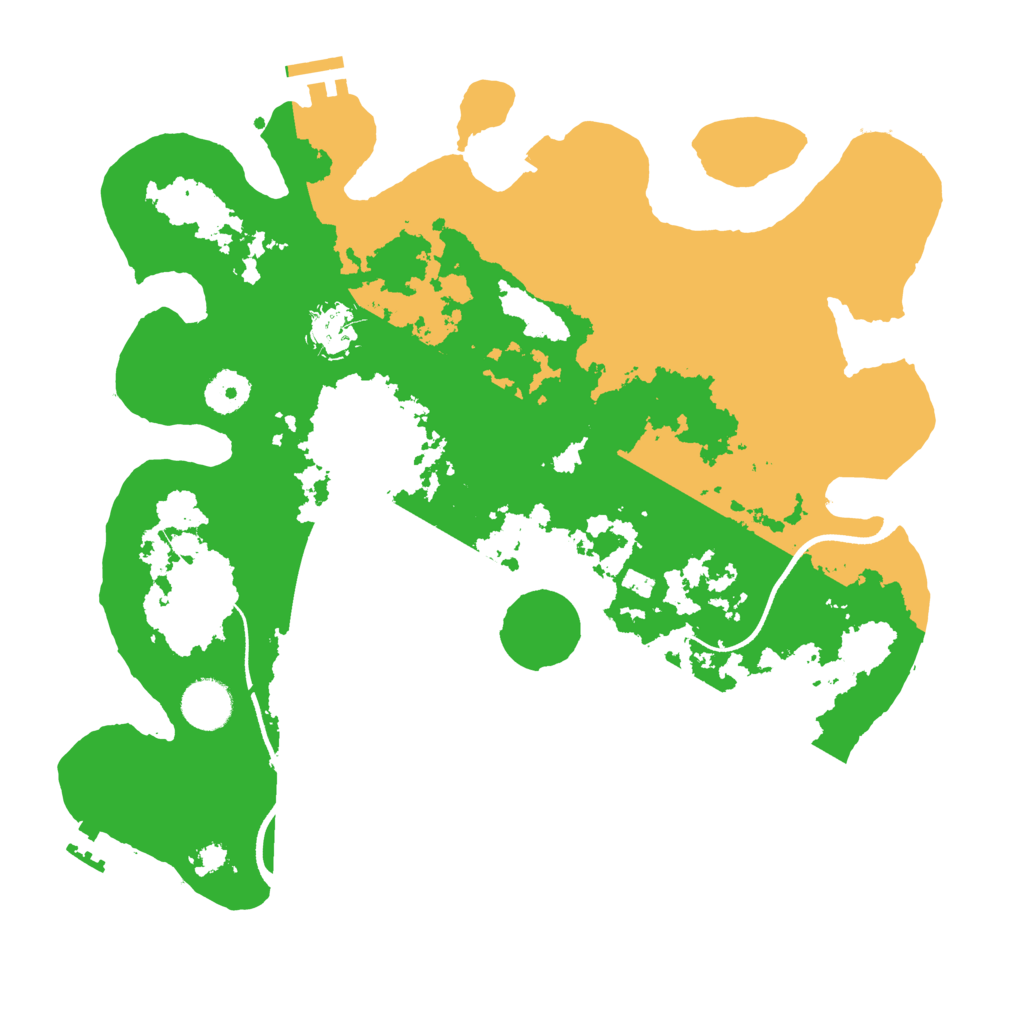 Biome Rust Map: Procedural Map, Size: 3550, Seed: 87722312