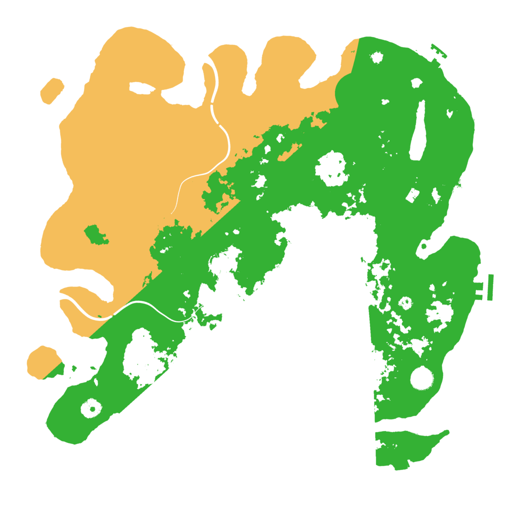 Biome Rust Map: Procedural Map, Size: 3950, Seed: 46425402